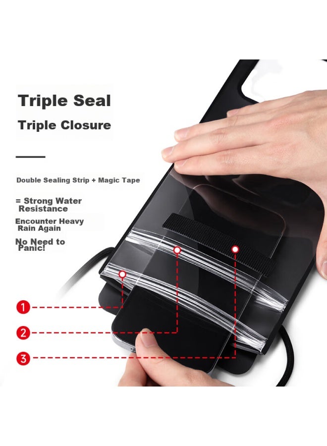 Badigao Waterproof Phone Case, Touchscreen Compatible, Swimming And Rafting Equipment, Sealed Diving Pouch, Specially Designed For Food Delivery Riders, Waterproof Phone Sleeve - Image 5
