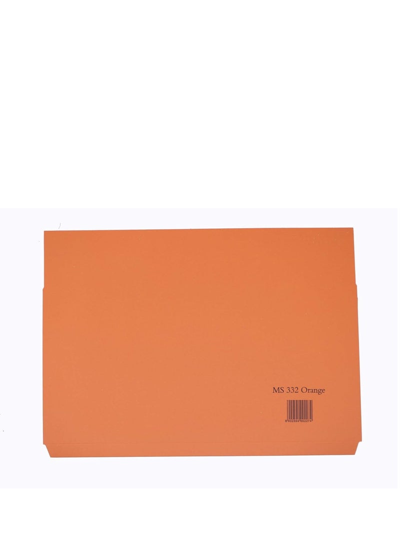 MODEST 300GSM F4 Document Wallet Folder Full Flap/Cover (Orange, MS332) -50 Pieces - Image 4