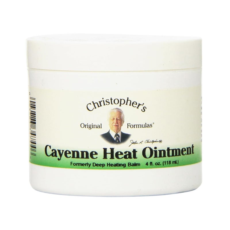 Christophers Original Formulas Cayenne Heat Ointment Warming Herbal Topical for Discomfort Circulation 4 fl oz