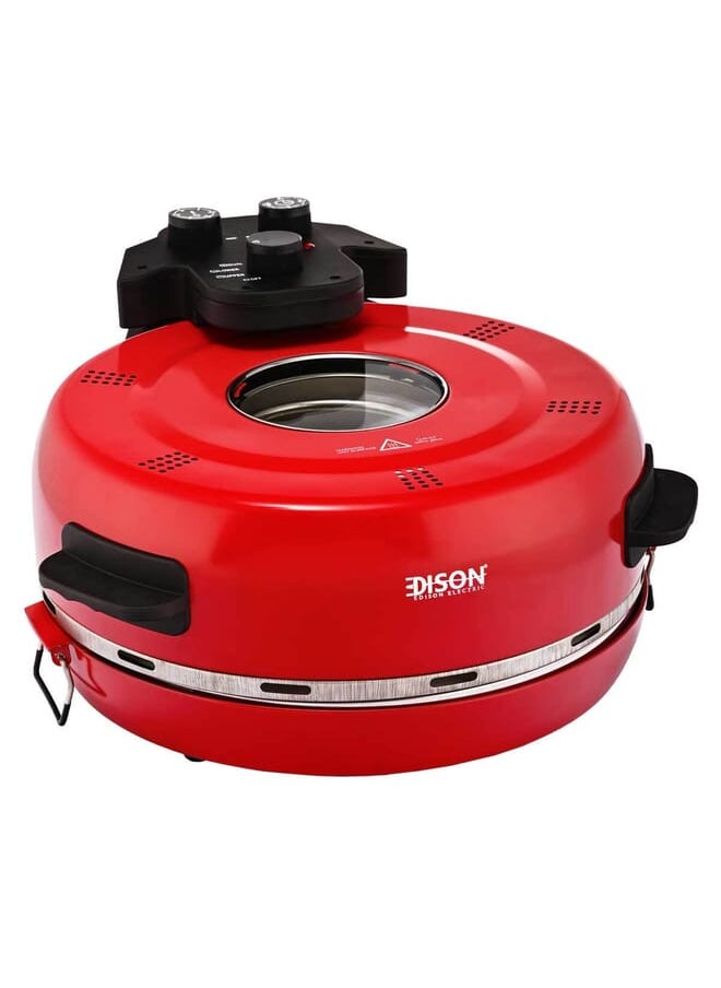 EDISON - Jumbo Home Cooker 1600 Watts Red - Image 1
