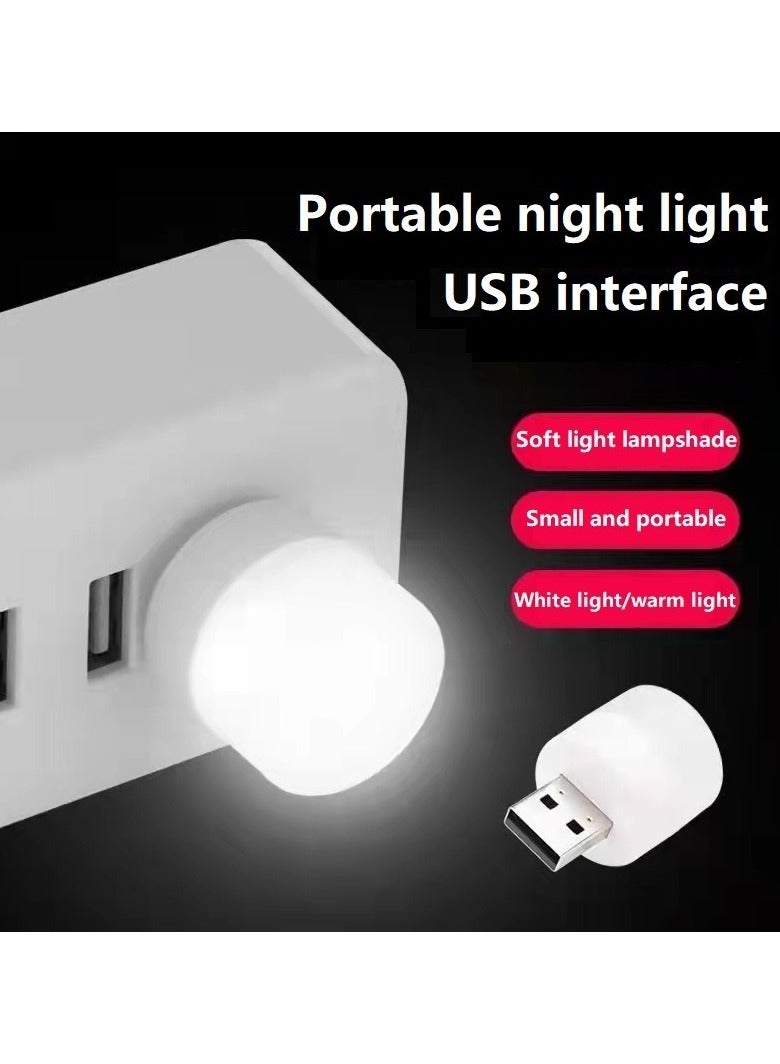 مصباح ليلي LED USB ناعم للاستخدام الداخلي والخارجي، عبوة من 10 قطع - Image 2