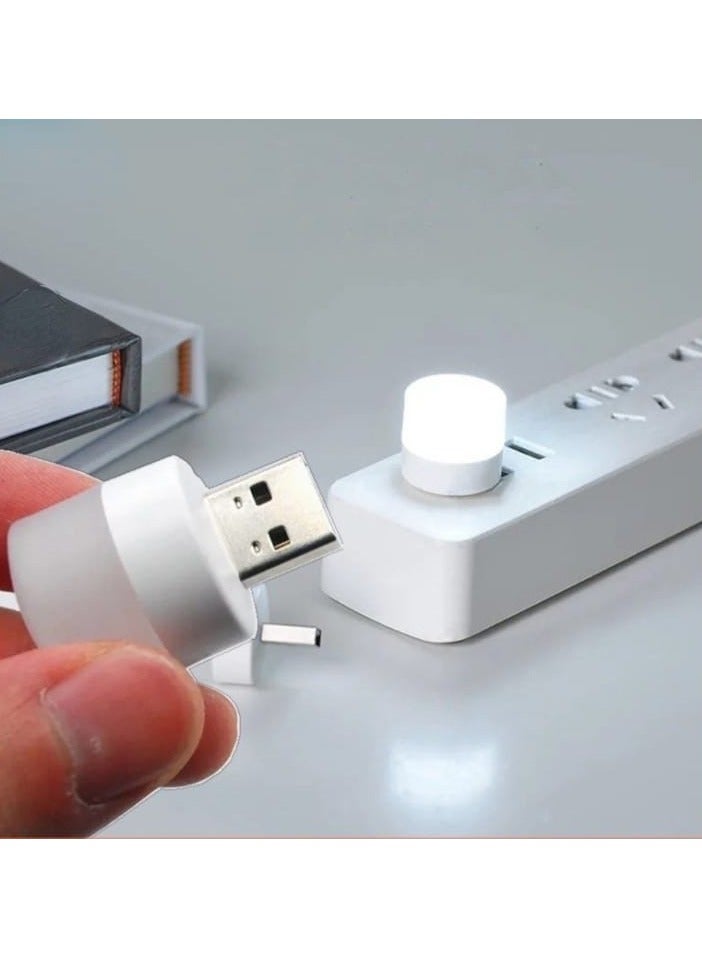 مصباح ليلي LED USB ناعم للاستخدام الداخلي والخارجي، عبوة من 10 قطع - Image 3