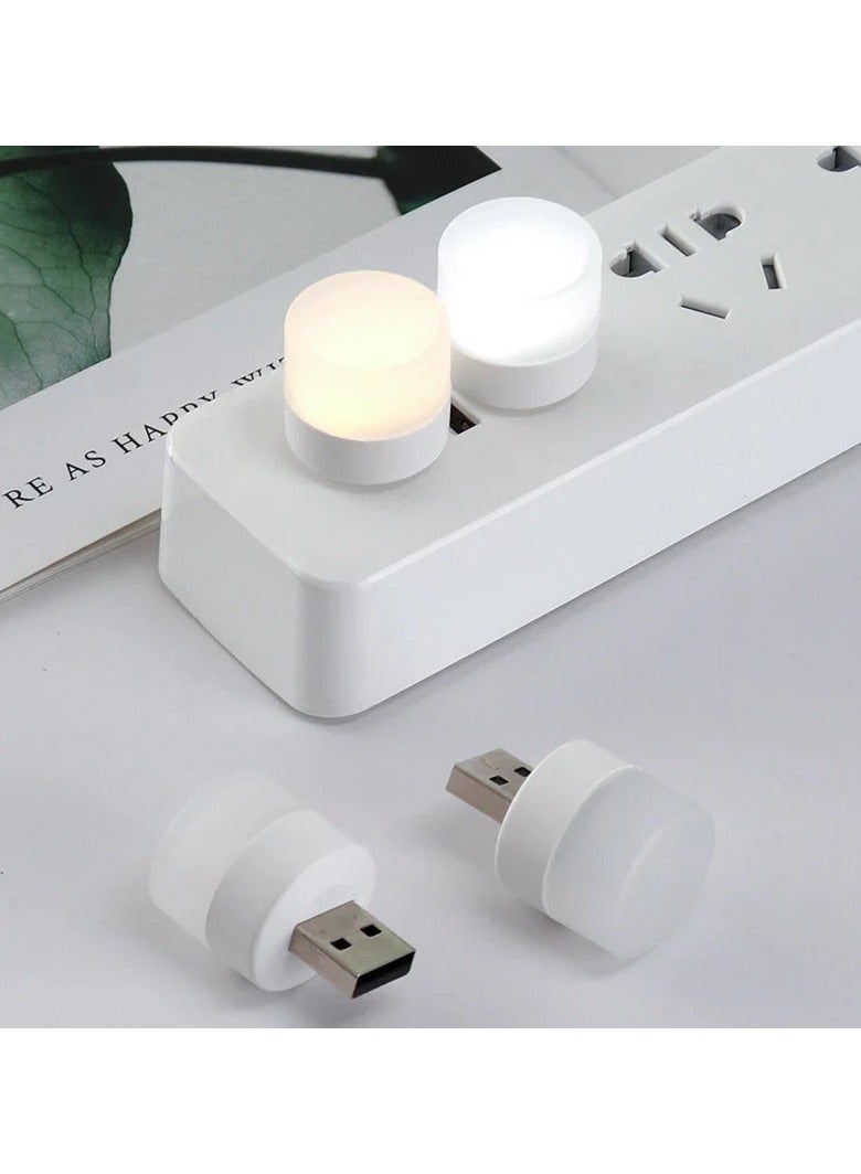 مصباح ليلي LED USB ناعم للاستخدام الداخلي والخارجي، عبوة من 10 قطع - Image 4
