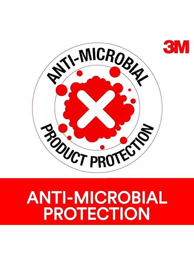 3M Precise Mouse Pad With Gel Wrist Rest Soothing Gel Comfort With Durable Easy To Clean Leatherette Cover Optical Mouse Performance And Battery Saving Design 9.2 Inch X 8.7 Inch Black Mw310Le - Image 5