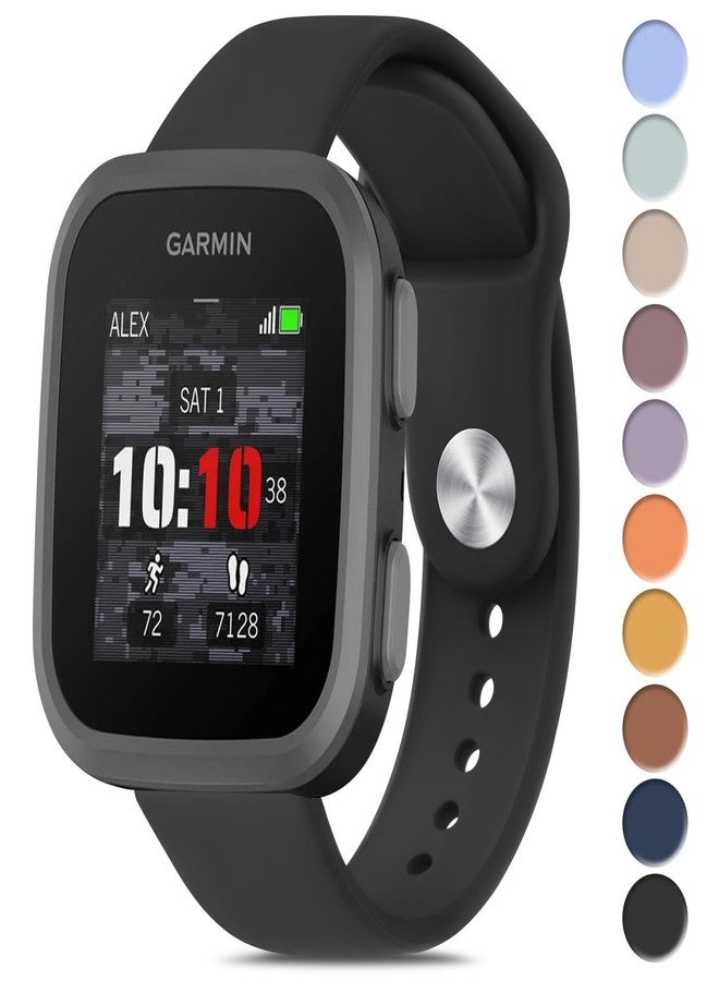 Meliya Bands Compatible with 20mm Watch Bands, Quick Release Soft Silicone Sport Replacement Strap for Smartwatch with 20mm Watch Lugs for Women Men - Image 1