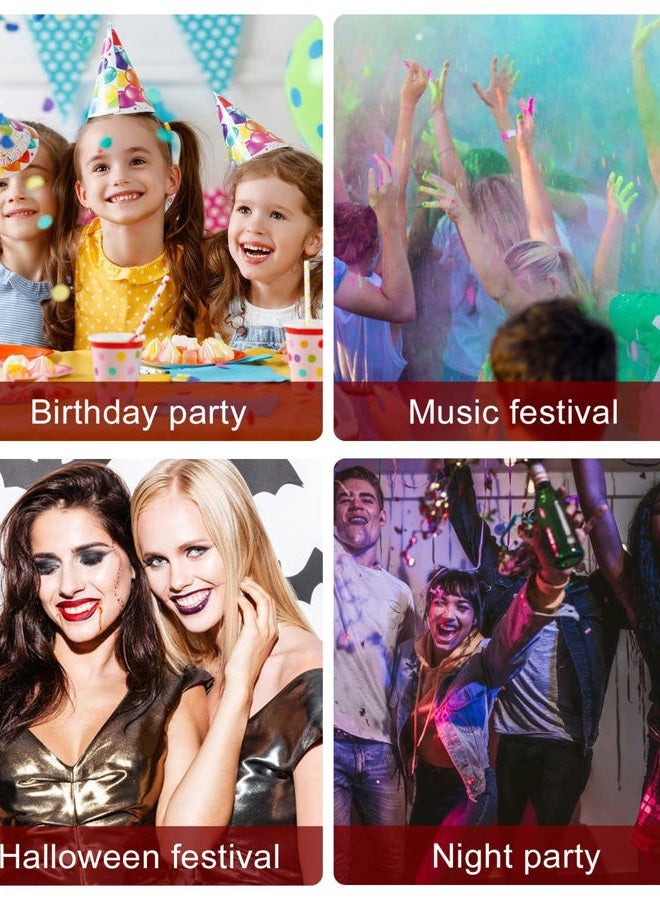 DOUBORQ Temporary Glitter Tattoo Kit for Kids makeup,30 Body Glitter,3 Glitter Glue,5 Sheets Tattoos Stencil,5 Pcs Makeup Brush,6 Fluorescent Powder,Rhinestone Stickers,Holiday,Party,Nail Art - Image 3