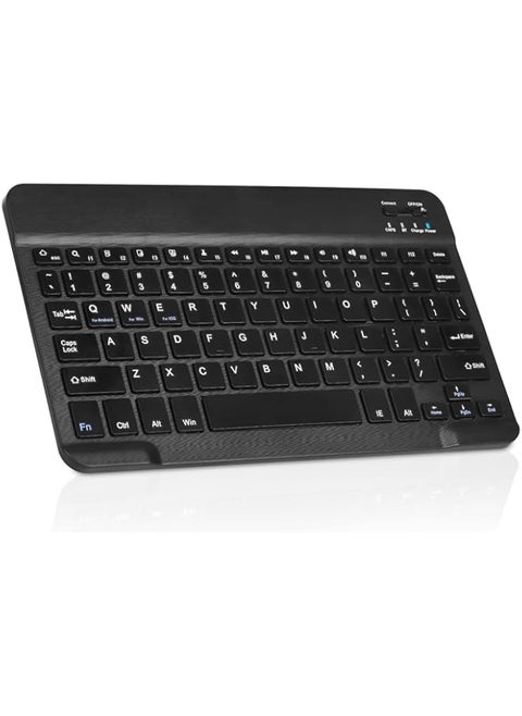 UrbanX Ultra-Slim Bluetooth Keyboard Compatible with Samsung Galaxy S22 S23 Ultra S24 and Other Bluetooth Enabled Devices Including All iPads, iPhones, Android Tablets, Smartphones, Windows pc, Black