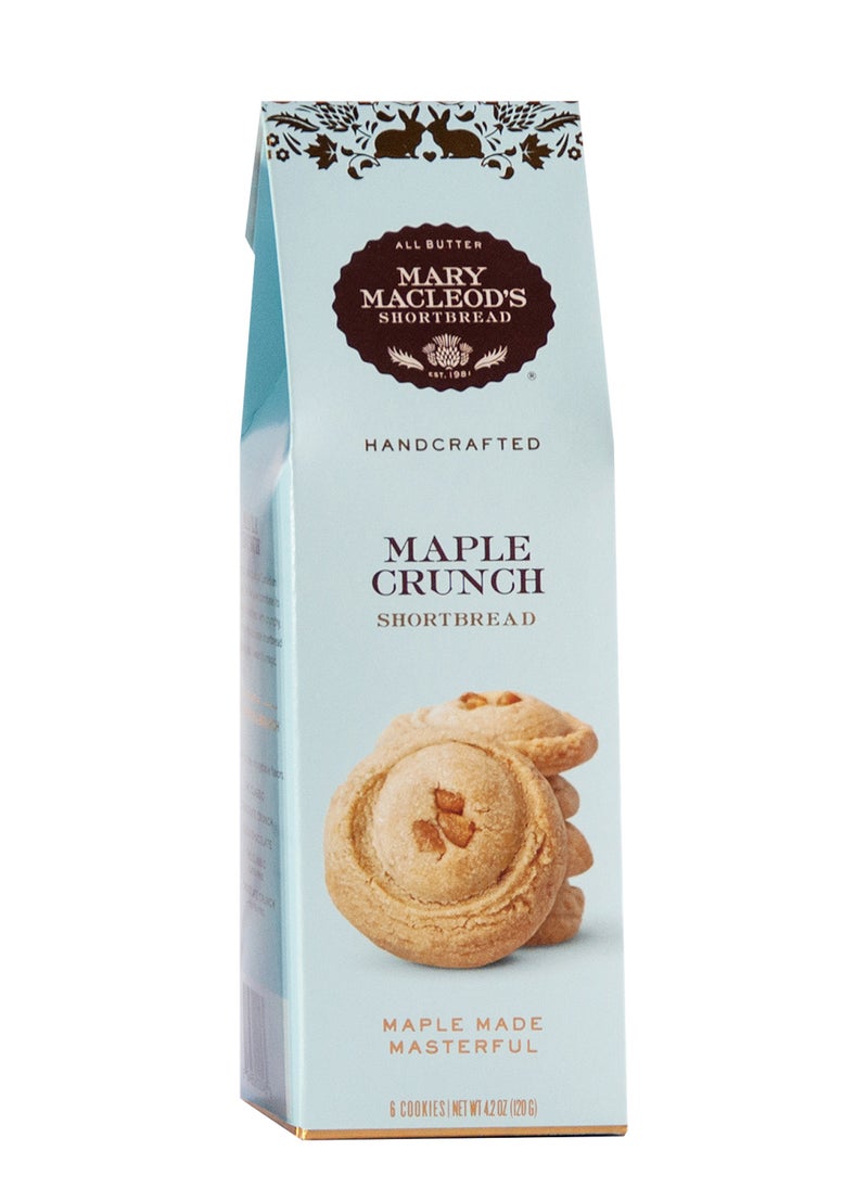 Mary Macleod's Shortbread All-Butter Maple Crunch Shortbread Cookies 120gm  - Image 1