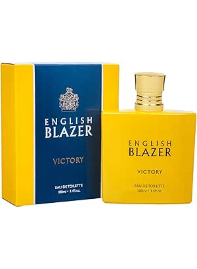 English Blazer Victory Eau de Toilette for Men, 100 ml