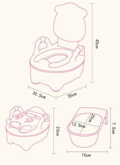 ZCM-HAPPY Baby Portable Potty Drawer Toilet Seat  - Image 2