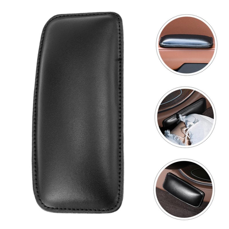 Car Knee Pillow and Elbow Support Cushion Set Black Soft Arm Rest Pads for Door Armrest and Thigh Comfort - Image 4