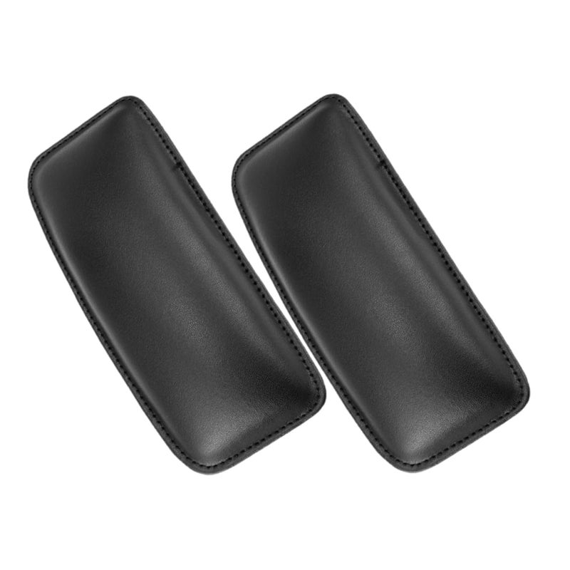 Car Knee Pillow and Elbow Support Cushion Set Black Soft Arm Rest Pads for Door Armrest and Thigh Comfort - Image 2