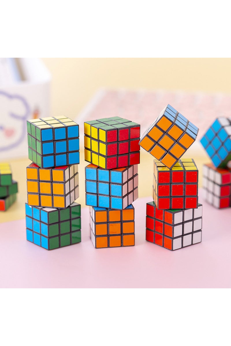 erorex 12PCS 12Pcs Mini 3cm Magic Cube Children Educational Toys Kindergarten Prize Kids Birthday Party Fav - Image 4