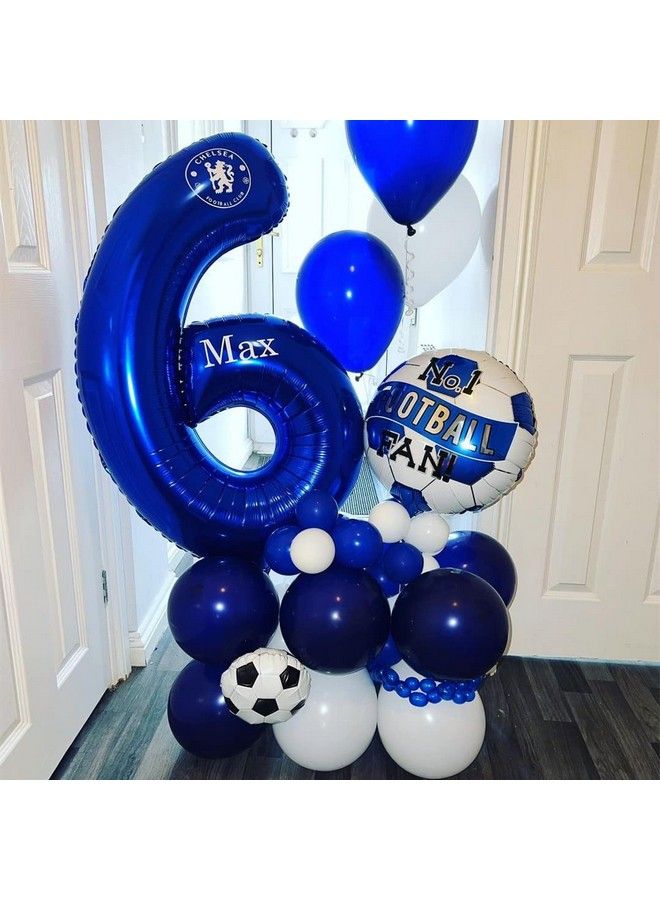 BBPOOL Navy Blue Number 6 Balloons40 Inch Dark Blue 6 Birthday Balloon Large Foil Mylar Number Digital Balloons For Birthday Party Graduation Baby Shower Anniversary Decorations - Image 4