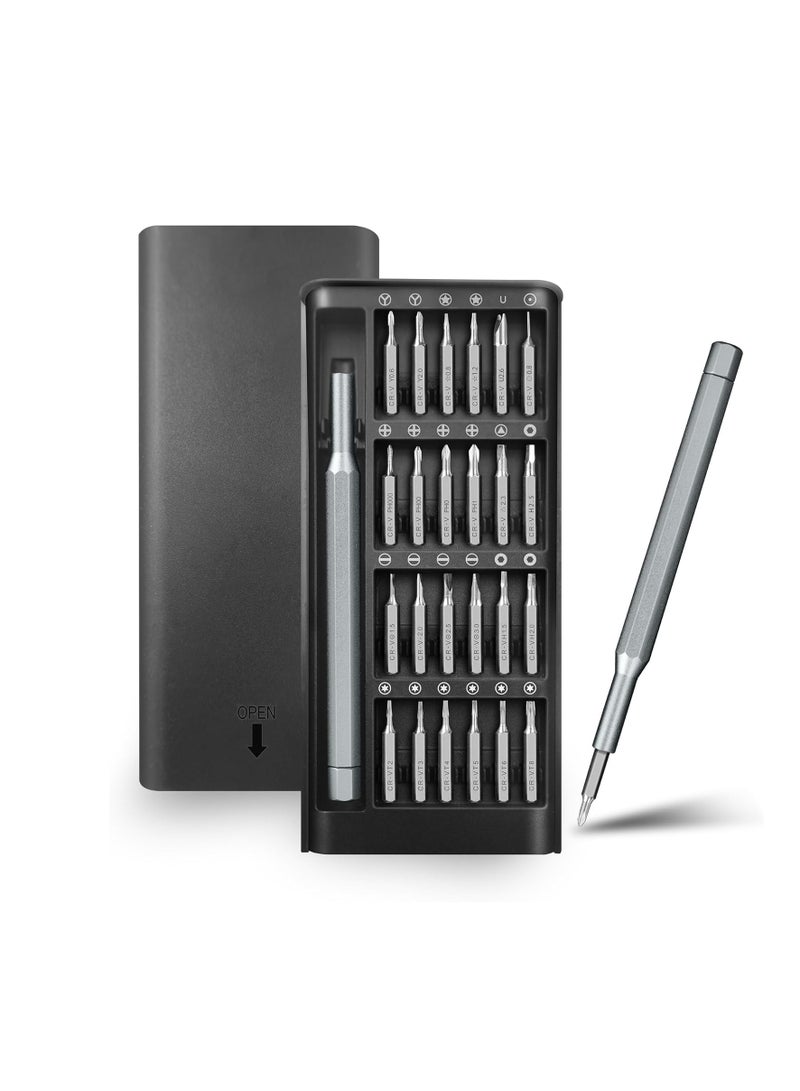 مجموعة مفكات براغي دقيقة متعددة الوظائف 24 في 1، أداة تفكيك وإصلاح الهواتف المحمولة والأجهزة اللوحية، مجموعة كاملة من رؤوس التفكيك - Image 1