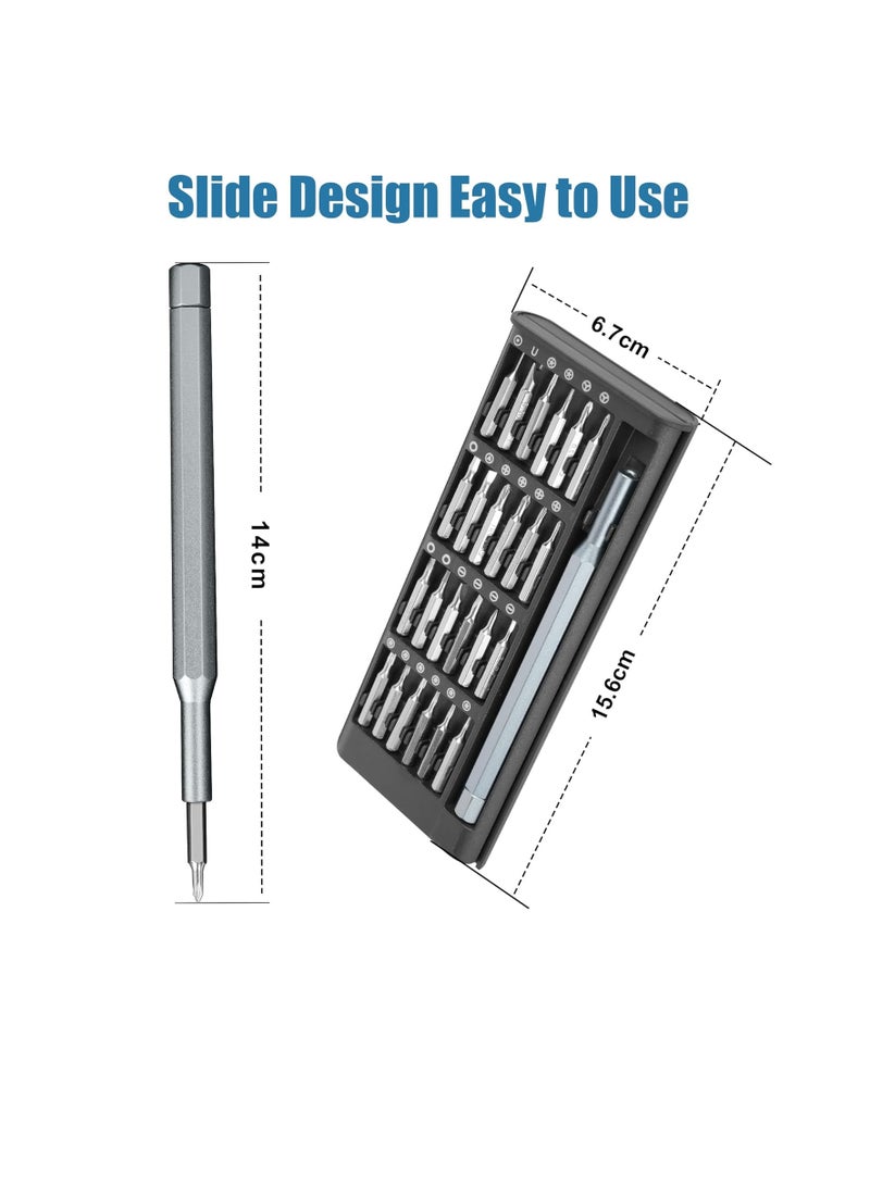 مجموعة مفكات براغي دقيقة متعددة الوظائف 24 في 1، أداة تفكيك وإصلاح الهواتف المحمولة والأجهزة اللوحية، مجموعة كاملة من رؤوس التفكيك - Image 2