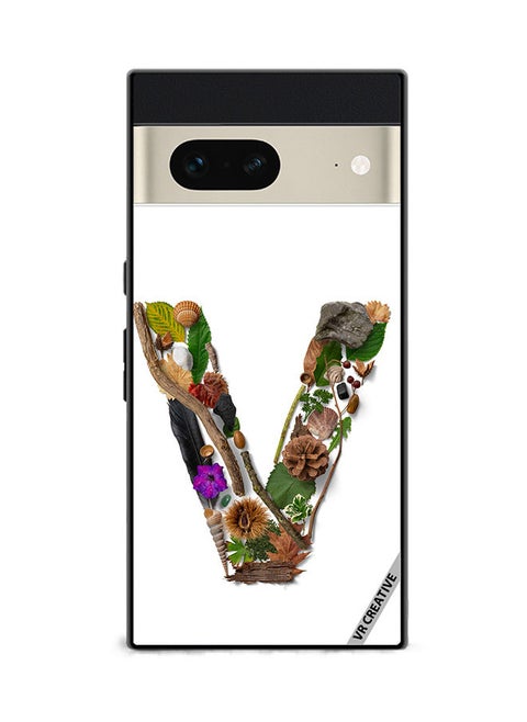 Protective Case Cover For Google Pixel 7 Alphabet V Design Multicolour