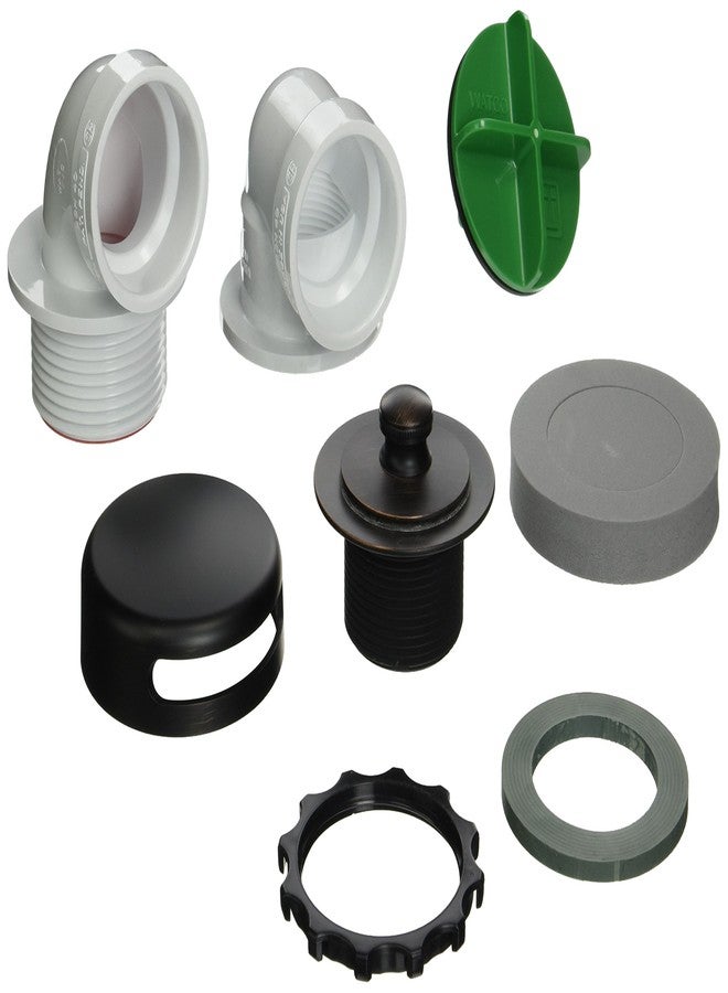Watco 901-PP-PVC-BZ Innovator Push Pull Half Kit, Rubbed Bronze