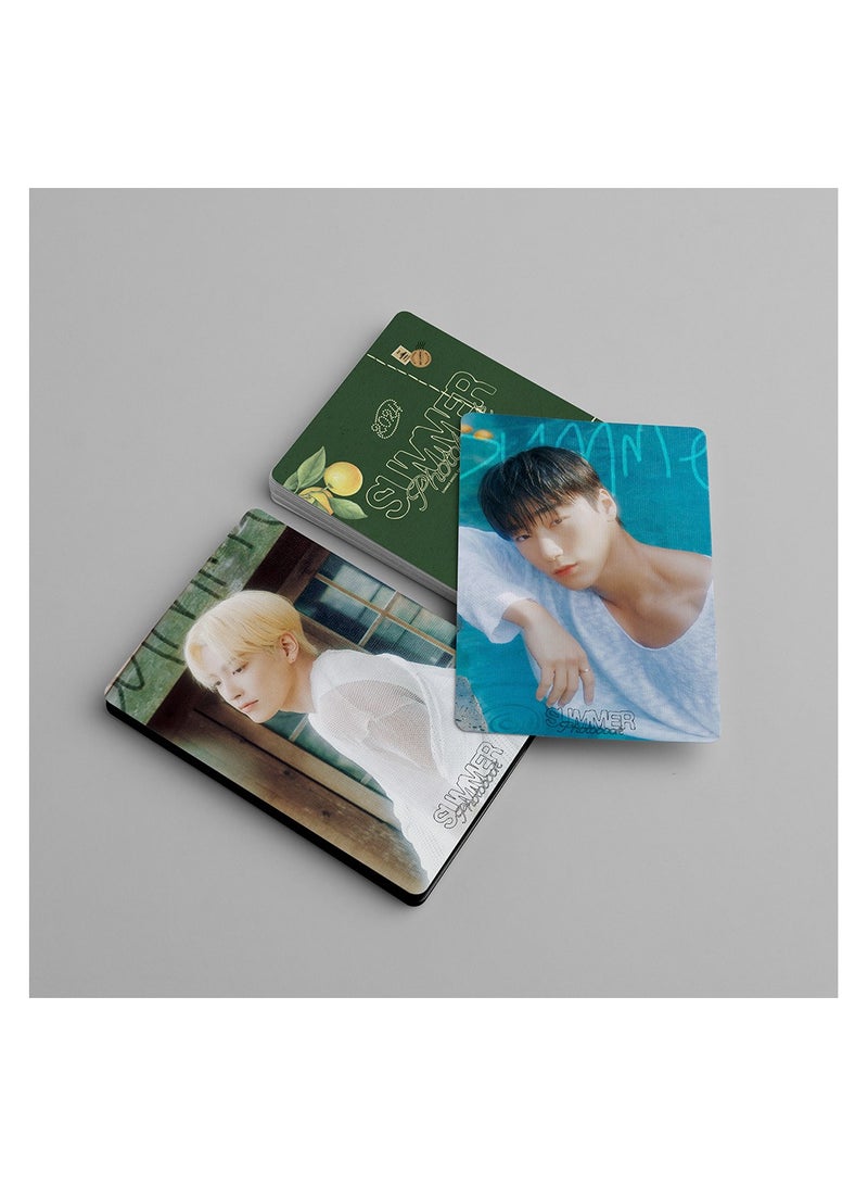 NIBEMINENT 55 Pcs Kpop ATEEZ SUMMER Lomo Cards Card For Fans Collection Gifts - Image 3