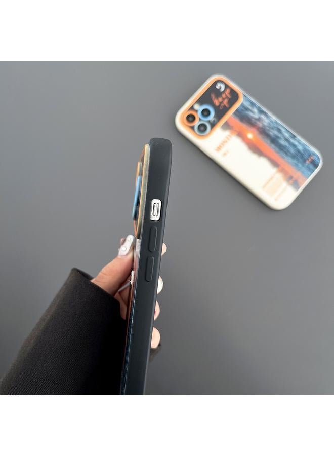 S-TOP Case For iPhone 14 Pro Max Scenery Pattern Large Window TPU Phone Case - Image 5