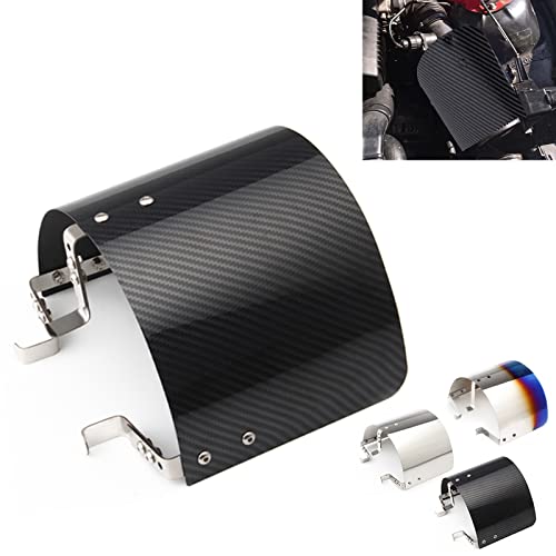 POSENG Protective Air Intake Heat Shield Wrap, Heat-Insulation Air Filter Cover 2.5" - 3.5" - (Carbon Fiber Style) - Image 5