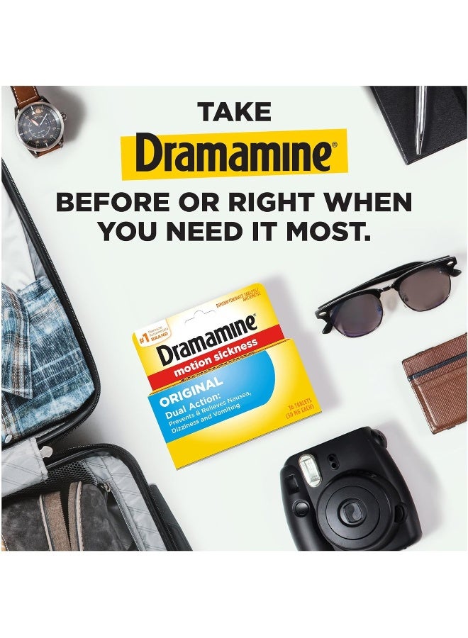 Dramamine Motion Sickness Relief Formula - 36 Count - Image 3
