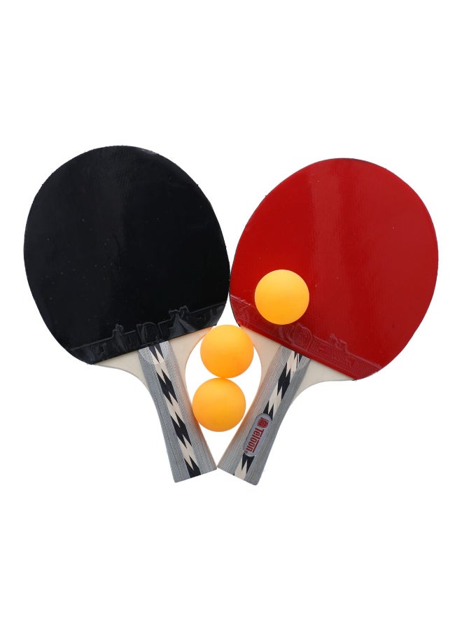 Teloon 6-Piece Comfortable Handle Table Tennis Set Multicolor 17 x 27.2 x 4.6 cm TN613 - Image 1
