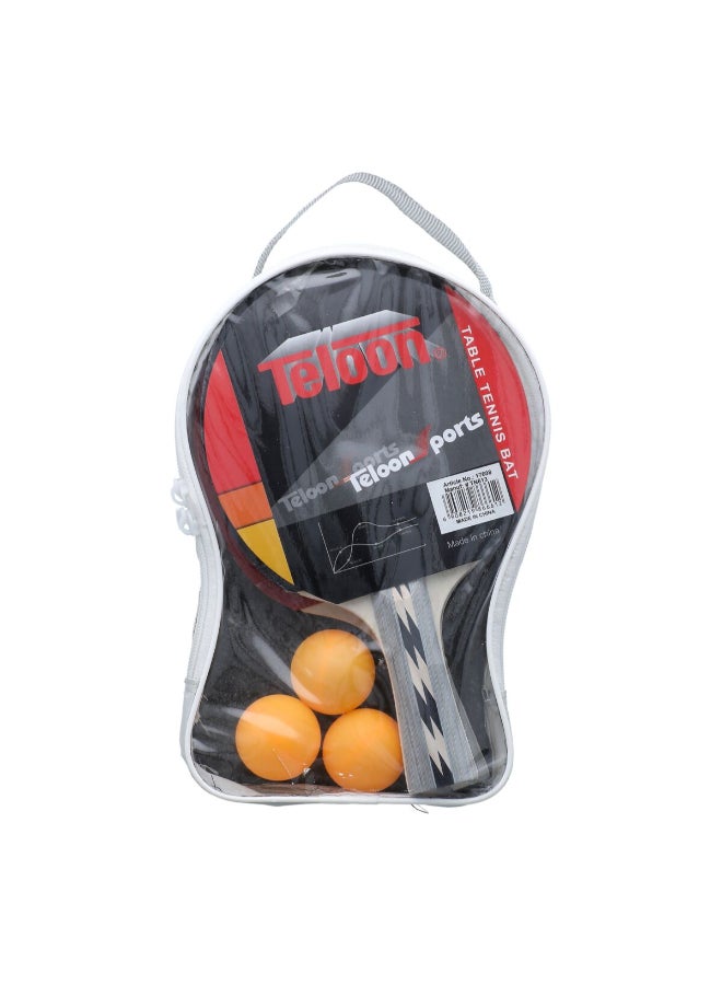 Teloon 6-Piece Comfortable Handle Table Tennis Set Multicolor 17 x 27.2 x 4.6 cm TN613 - Image 2