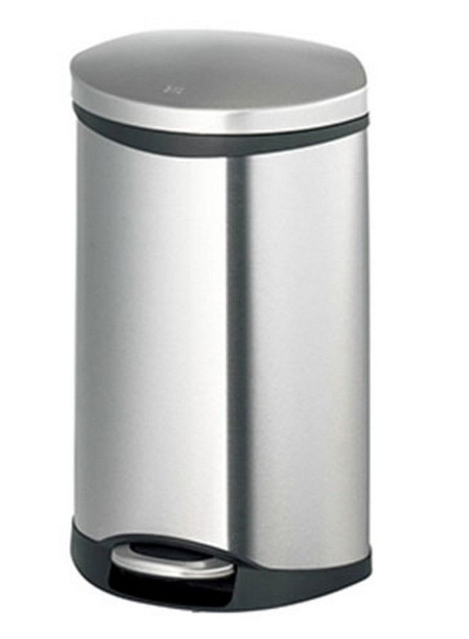 EKO Shell Step Pedal Bin Silver 10 Liter - Image 5