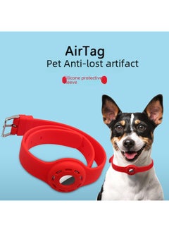 Suitable For AirTag Dog Collar Positioning Tracker Case For Apple Tracker Collar Case-Color:Midnight Blue-Applicable Model:Large 535*40*20mm