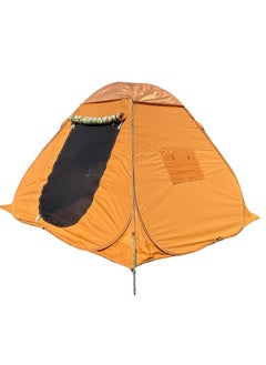 QQCAMP 3X3M Foldable Canvas Tent Portable and Weatherproof Camping Shelter  - Image 1