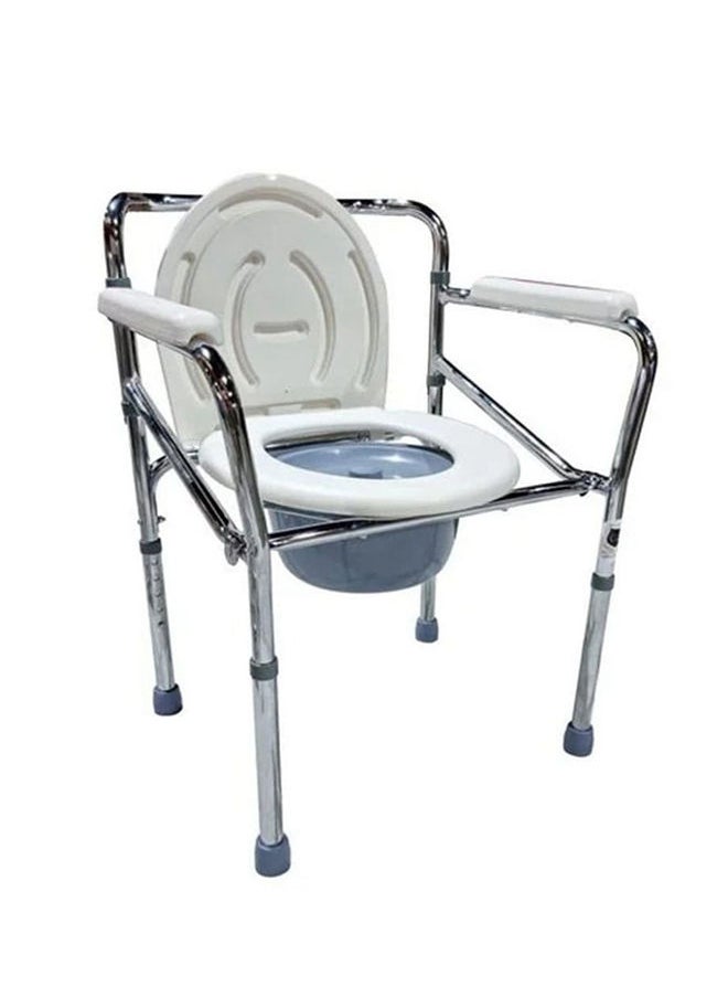 Gilani Mobility - Foldable Over Toilet Aid Commode Chair with Toilet Seat - Image 1