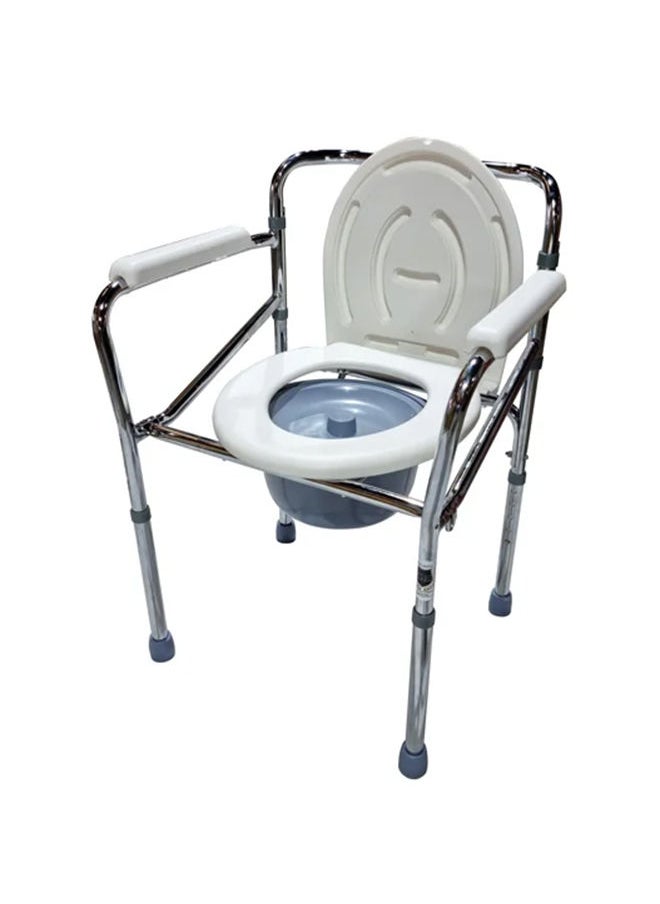Gilani Mobility - Foldable Over Toilet Aid Commode Chair with Toilet Seat - Image 1
