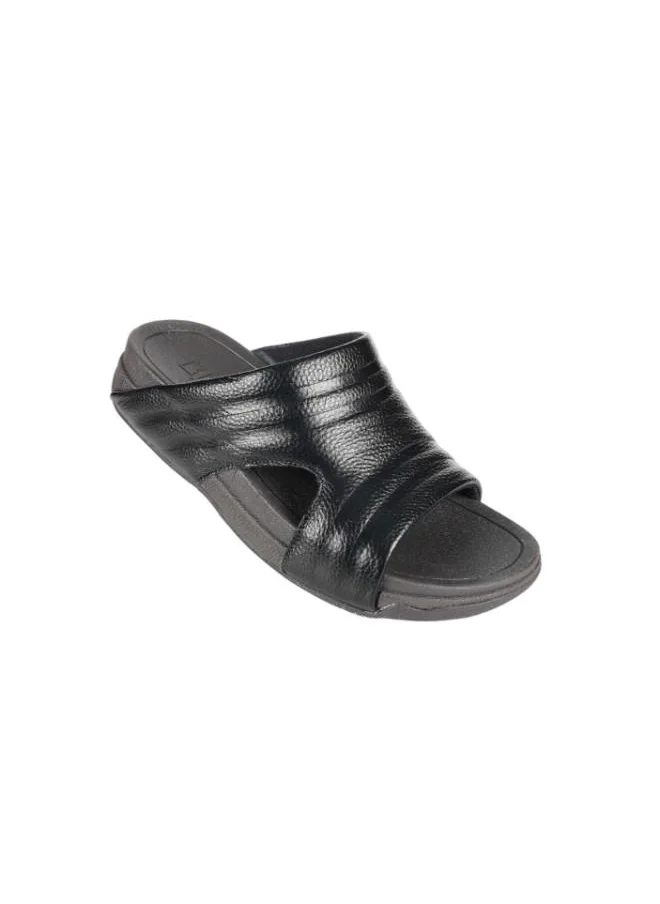 barjeel uno 008-3542 Barjeel Mens Casual Sandals 20254 Black