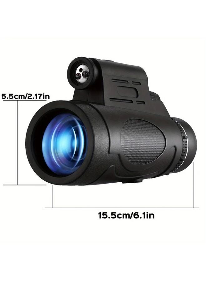Black 10x40mm HD Telescope For Hiking Camping Bird Watching Outdoor Travel - Image 3