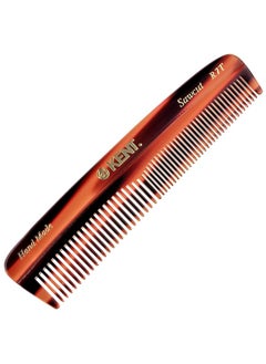 KENT Kent R7T The Apsley Fine and Wide Tooth Beard and Hair Comb - Pocket Travel Comb for Men and Women  - Image 1