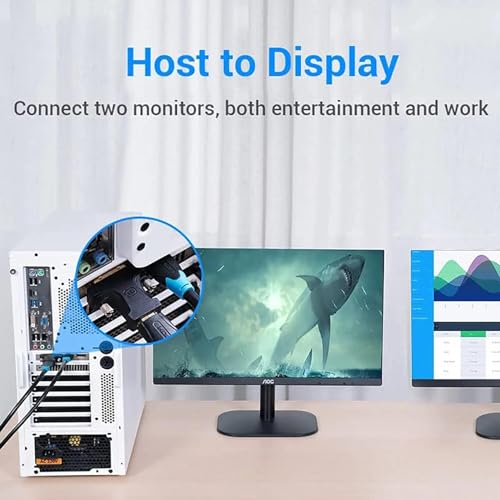 PremiumAV HDMI to DVI Adapter (24+1) Bi-Directional – HDMI Male to DVI-D Female Converter, 1080p Full HD, Gold-Plated, Plug & Play for PC, Laptop, TV, Monitor, Graphics Card, Projector - Image 3