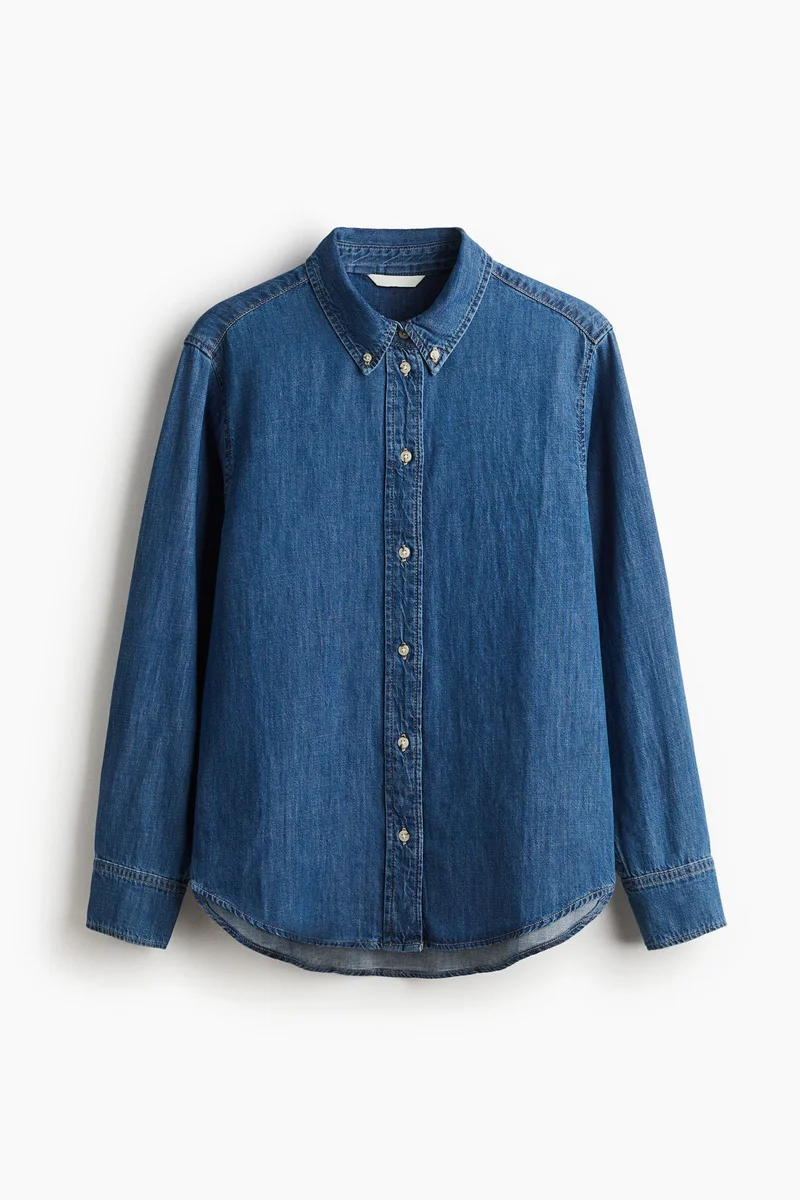 اتش اند ام قميص دنيم