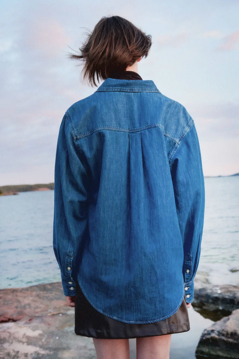 H&M Denim shirt