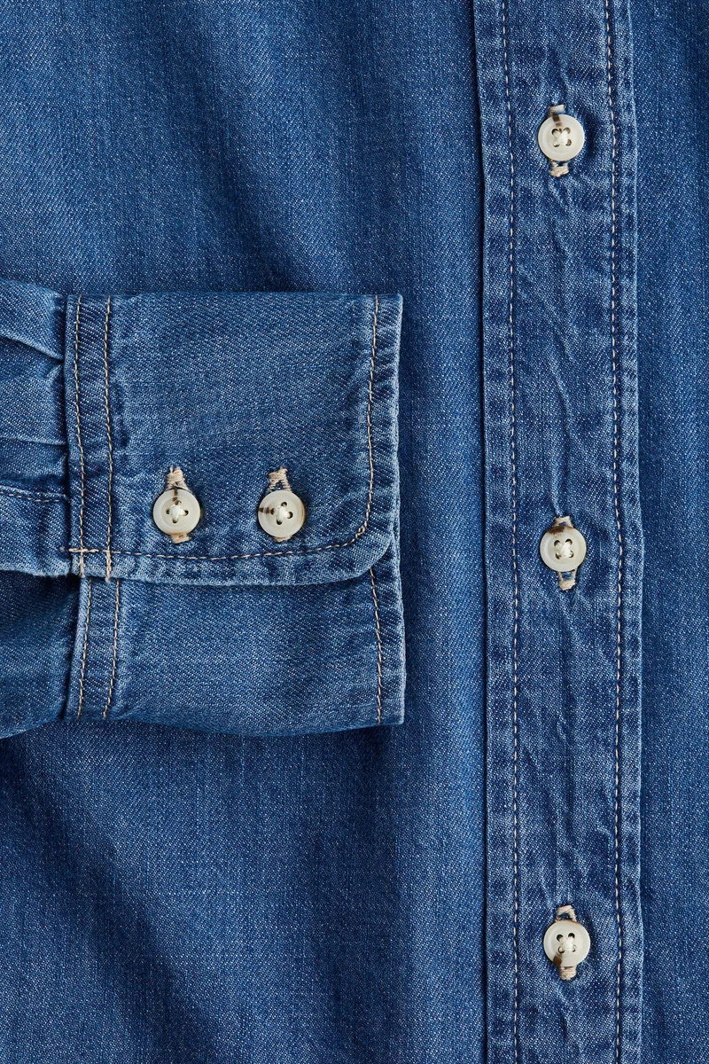 اتش اند ام قميص دنيم