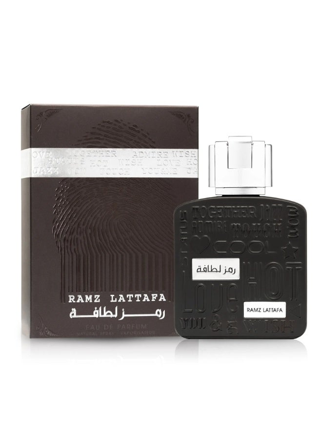 Lattafa Ramz Silver EDP For Men 100ml - Image 1