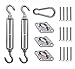 SUNNY GUARD SUNNY GUARD Sun Shade Sail 316 Stainless Steel Hardware Kit 6 Inch for Triangle Shade Sail Installation  - Image 2