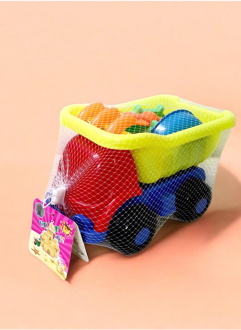 HASSM - Construction Toys, Sandbox Building, Dump Truck Sand Set with Sand Accessories, Ages 2 and Up - Image 1