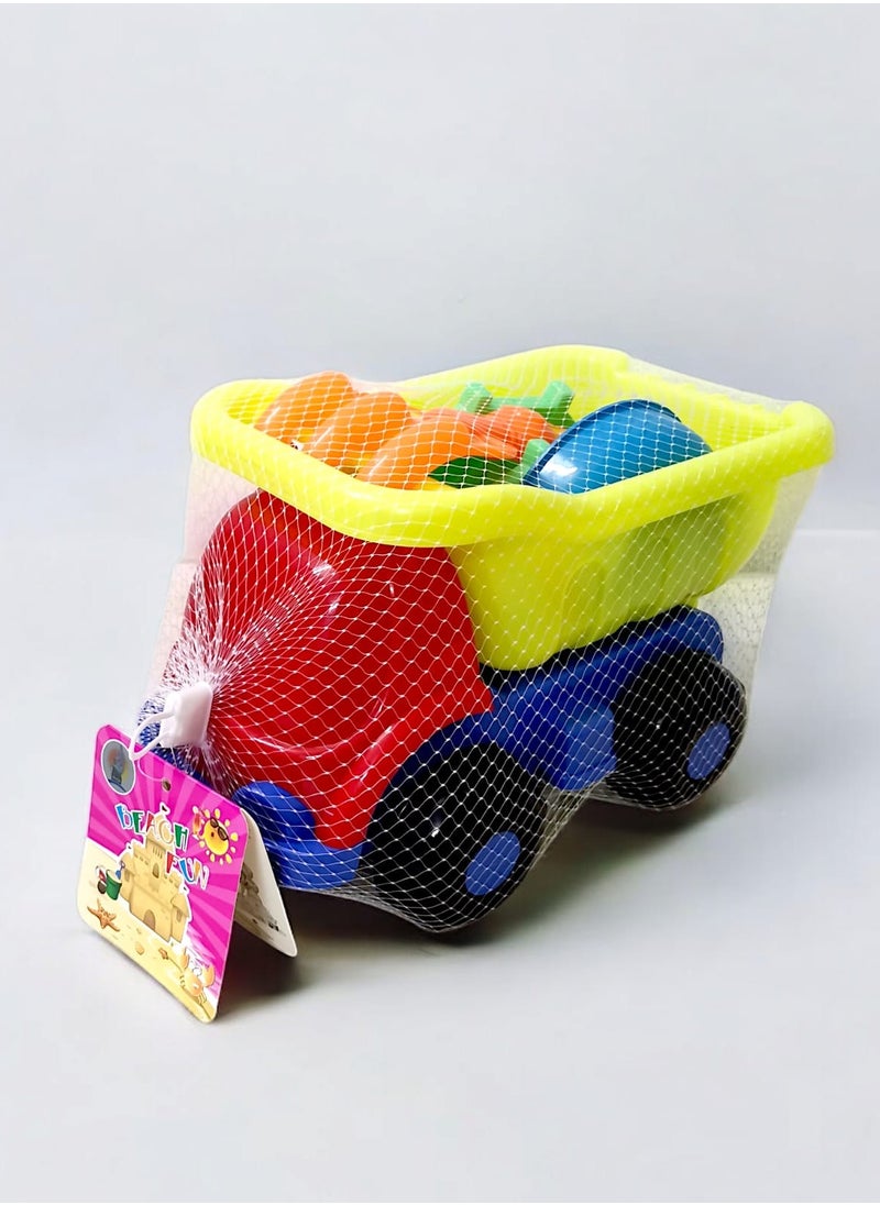 HASSM - Construction Toys, Sandbox Building, Dump Truck Sand Set with Sand Accessories, Ages 2 and Up - Image 1