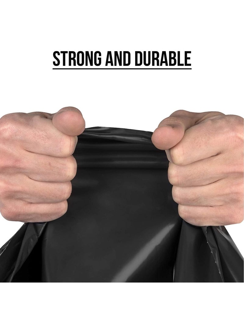 Purfex Garbage Bags, 100pcs Strong Bin Bags 75cm X 95cm (50 Gallon), Disposable Junk/Trash/Rubbish Bags, Bio-Degradable Heavy Duty Waste/Dust Bin Liners for Kitchen, Home & Office - Image 2