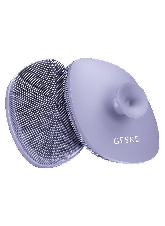 GESKE Smart App Guided Facial Brush 4 In 1 Facial Cleansing Brush With Handle Soft Silicone Brush Professional Facial Cleansing Device Skin Cleansing Device  - Image 3