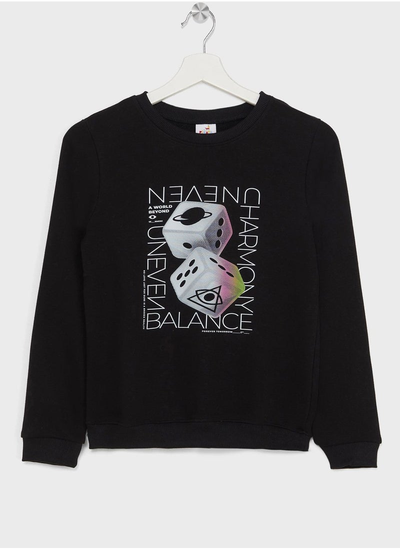 Pinata - Boys Graphic Printed Sweatshirt - Image 1