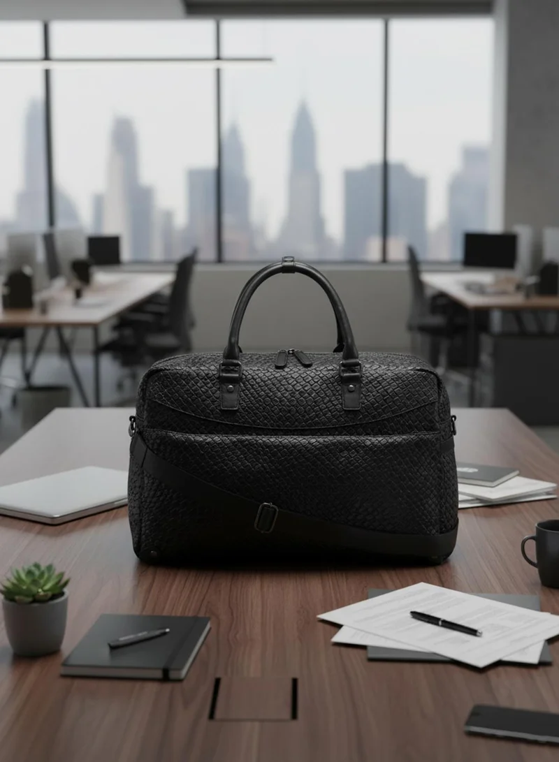 Robert Wood Premium Embossed Office Laptop Bag