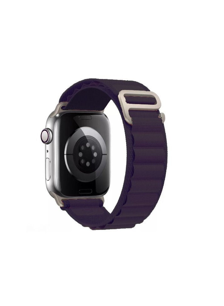 سوار ساعة ابل لون ارجواني قياس  44