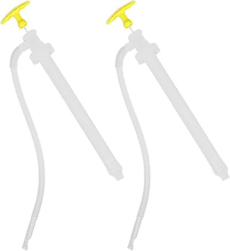 2pcs Manual Transfer Pump Gasoline Fuel Pump Portable for Oil Barrel Automotive Fuel and Fluid Extraction - Image 1